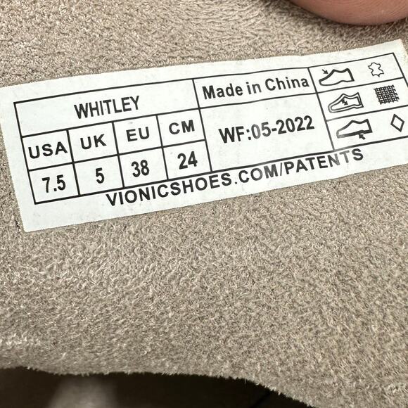 Vionic Whitley Sneaker Boot Charcoal Women's Size 7.5 New Without Box - Picture 7 of 7